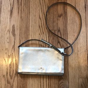 Gold Kate Spade purse